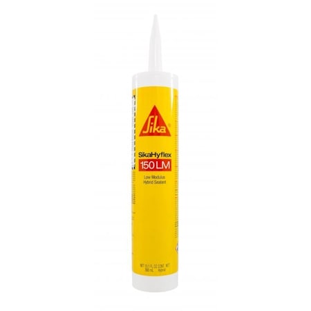 Sika SikaHyflex 150LM - Low Modulus Hybrid Construction Sealant, White, 10.1oz Cartridge 569006
